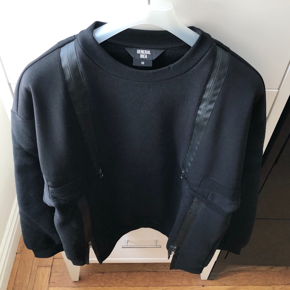 General Idea Men's Sweatshirt with Zips - Picture 2 of 3